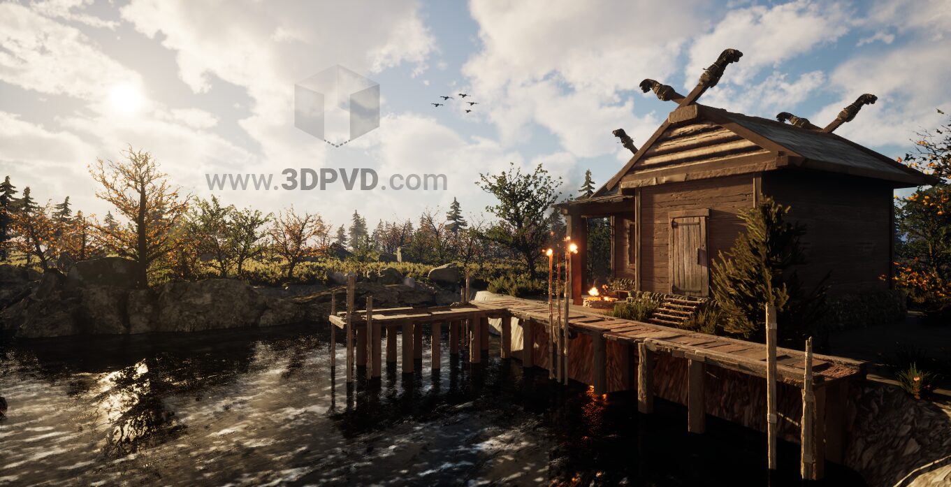 Lakeside Viking cabin